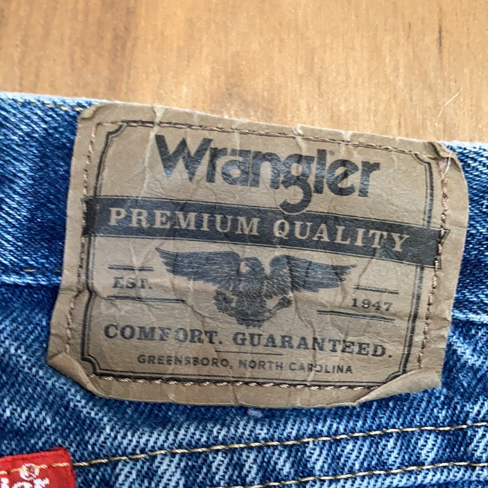 Wrangler relaxed fit jean 38x30 cotton denim - Picture 13 of 17